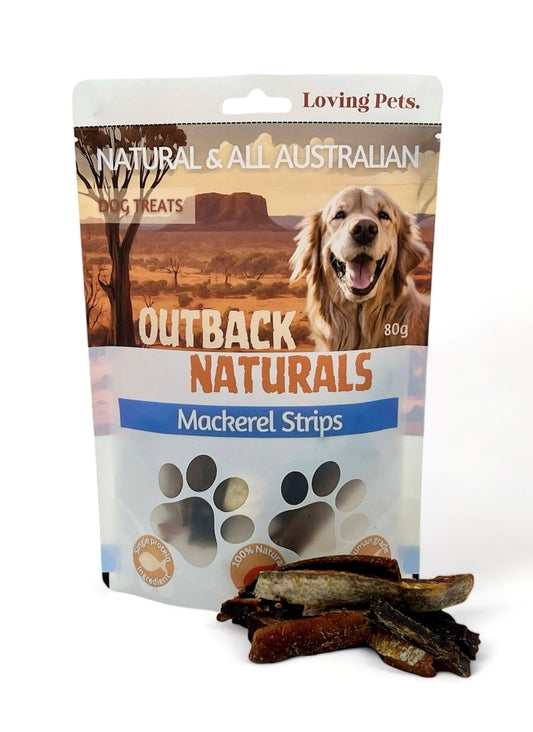 Loving Pets Mackerel Strips 80G