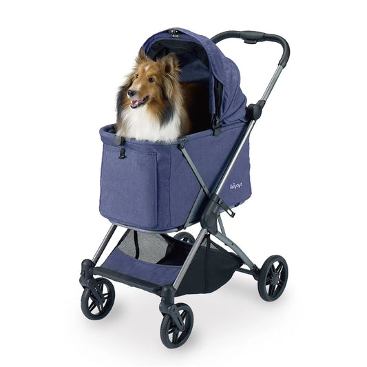 Ibiyaya Maxi Deep Carriage Pet Stroller - Royal Blue