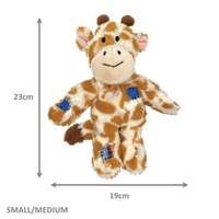 KONG Wild Knots Giraffe Tug & Snuggle Plush Dog Toy