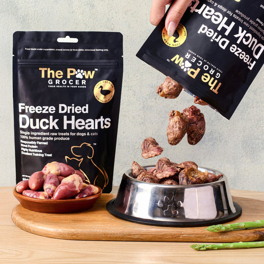 The Paw Grocer Black Label Freeze Dried Duck Heart 72G