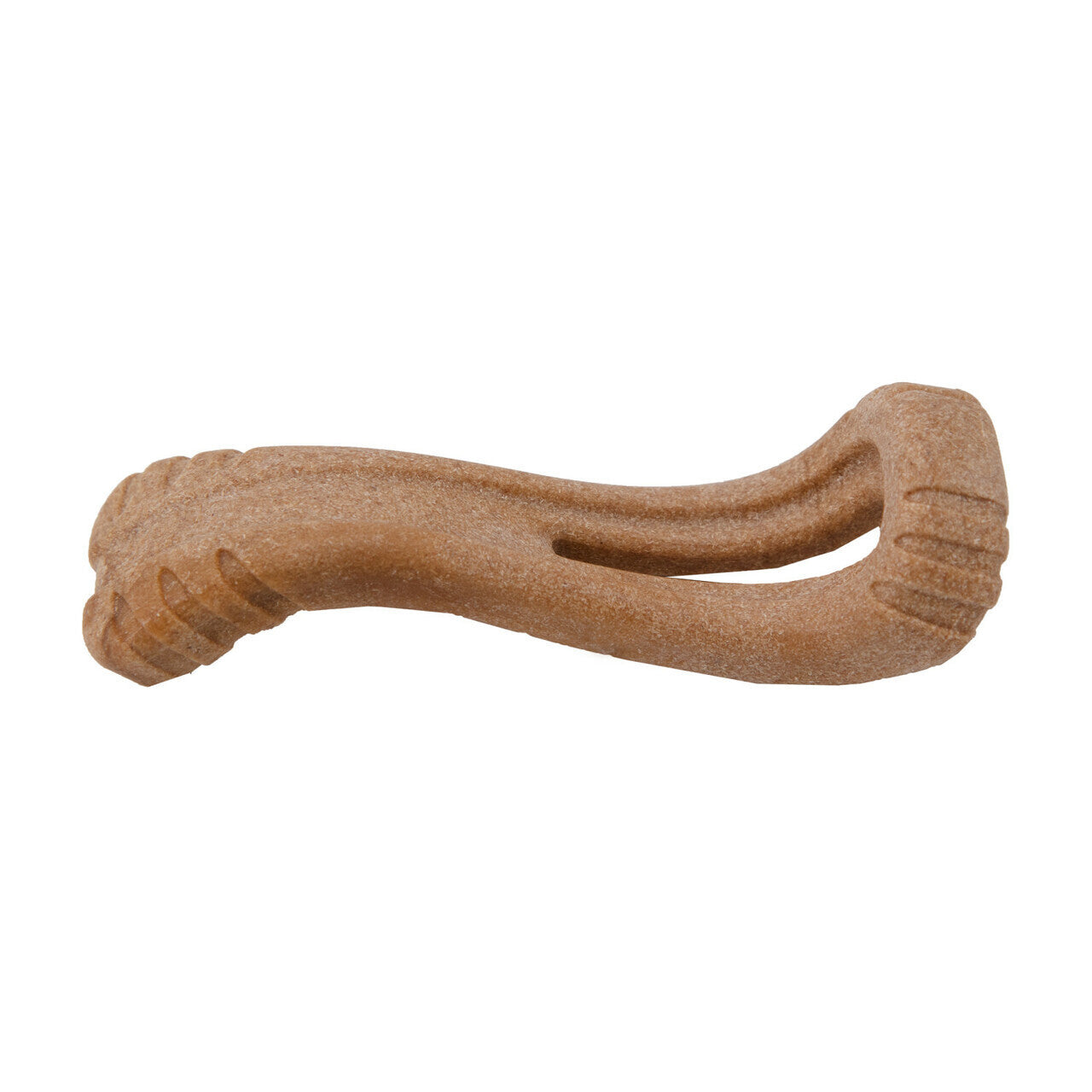 Petstages Dogwood Flip & Chew Real Wood Textured Dog Bone - Medium