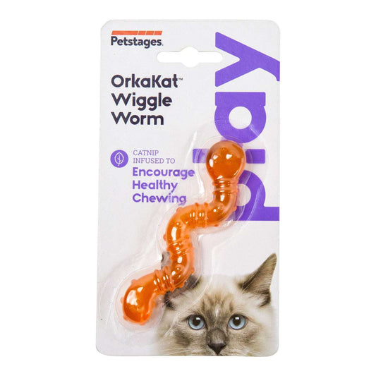 Petstages Catnip Orka Wiggle Worm