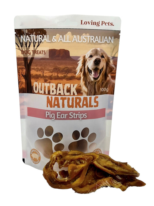 Loving Pets Pig Ear Strips 100G
