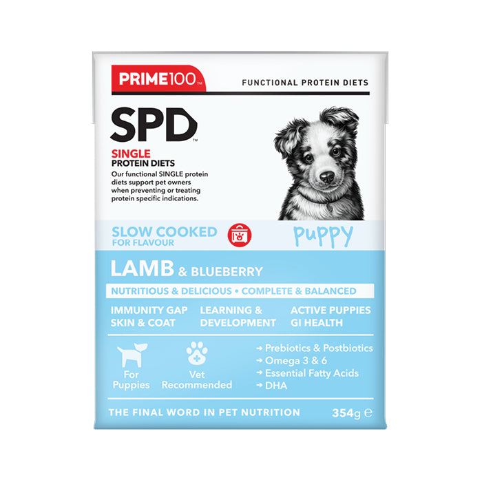 Prime100 – SPD Slow Cooked – Lamb & Blueberry – Puppy