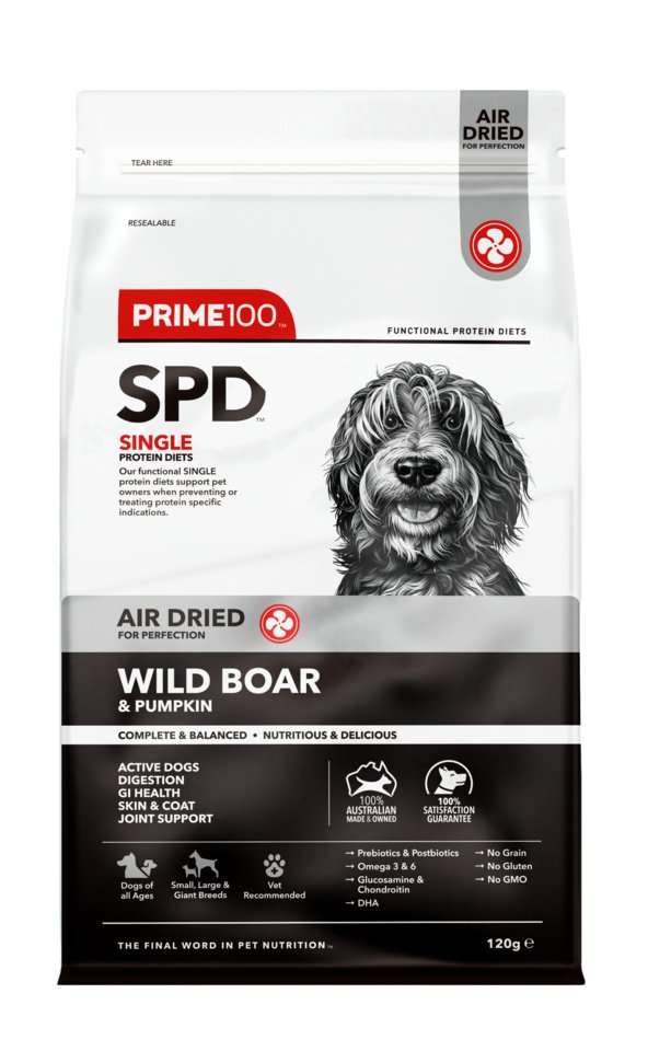 Prime100 – SPD Air Dried – Wild Boar & Pumpkin