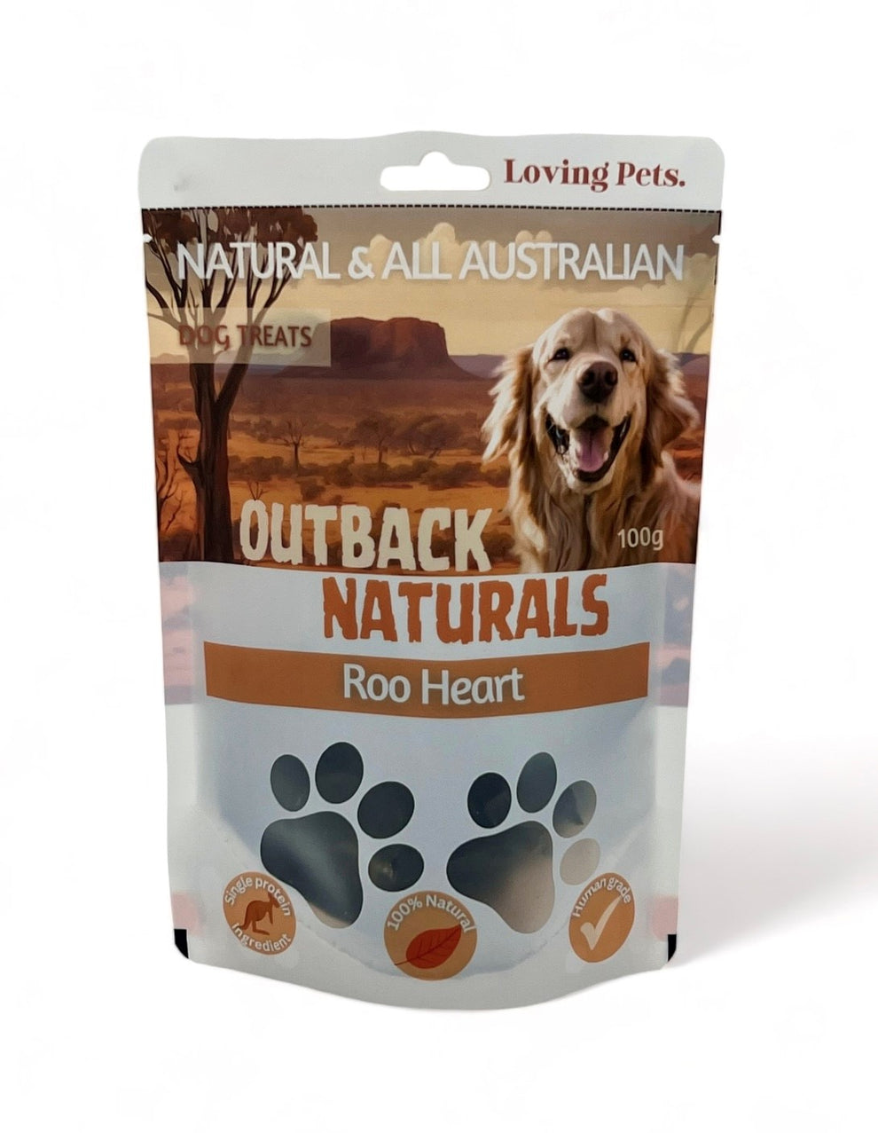 Loving Pets Roo Heart 100G