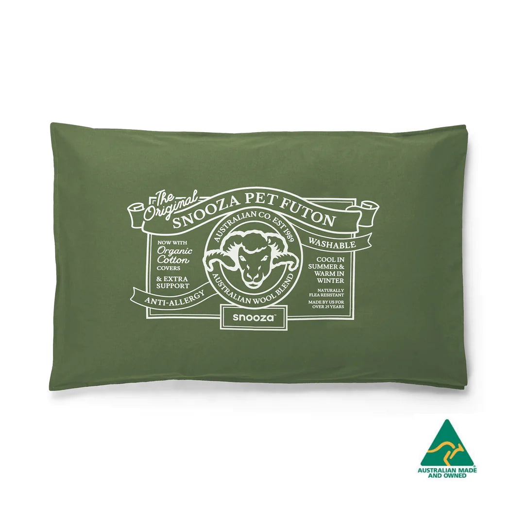 Snooza – Cotton Canvas Pet Futon – Fern