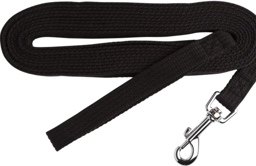 Beau Pets – Cotton Webbing Training Lead – Black