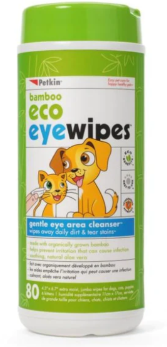 Petkin – Bamboo Eco Eye Wipes