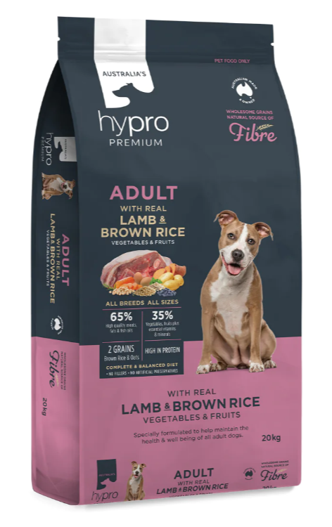 Hypro Premium – Adult Dog – Lamb & Brown Rice