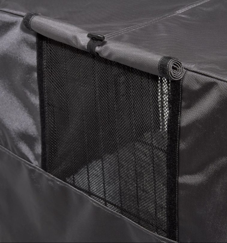 Snooza – Dog – 2 in 1 – Convertible Crate Cover – Grey