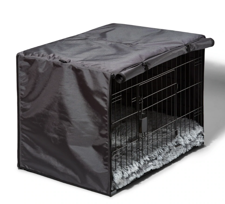 Snooza – Dog – 2 in 1 – Convertible Crate Cover – Grey