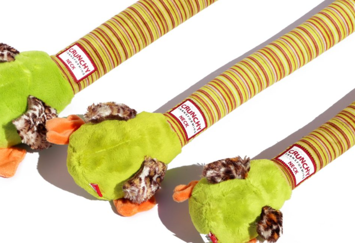 GiGwi – Crunchy Neck – Plush Duck