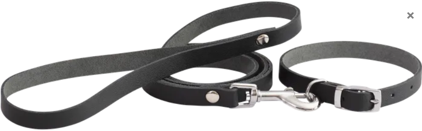 Beau Pets – Puppy – Collar & Lead Set – Leather