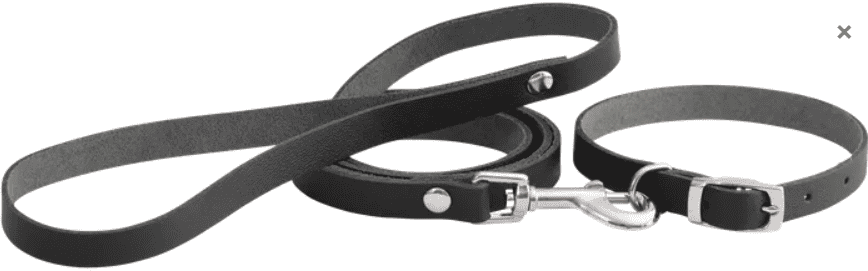 Beau Pets – Puppy – Collar & Lead Set – Leather
