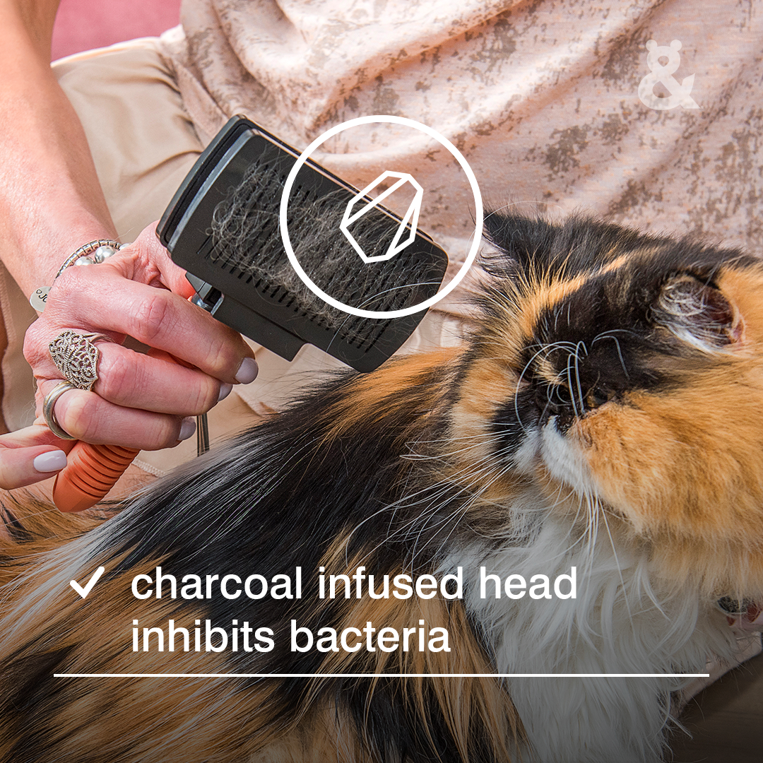 Rufus & Coco Self Cleaning Slicker Brush