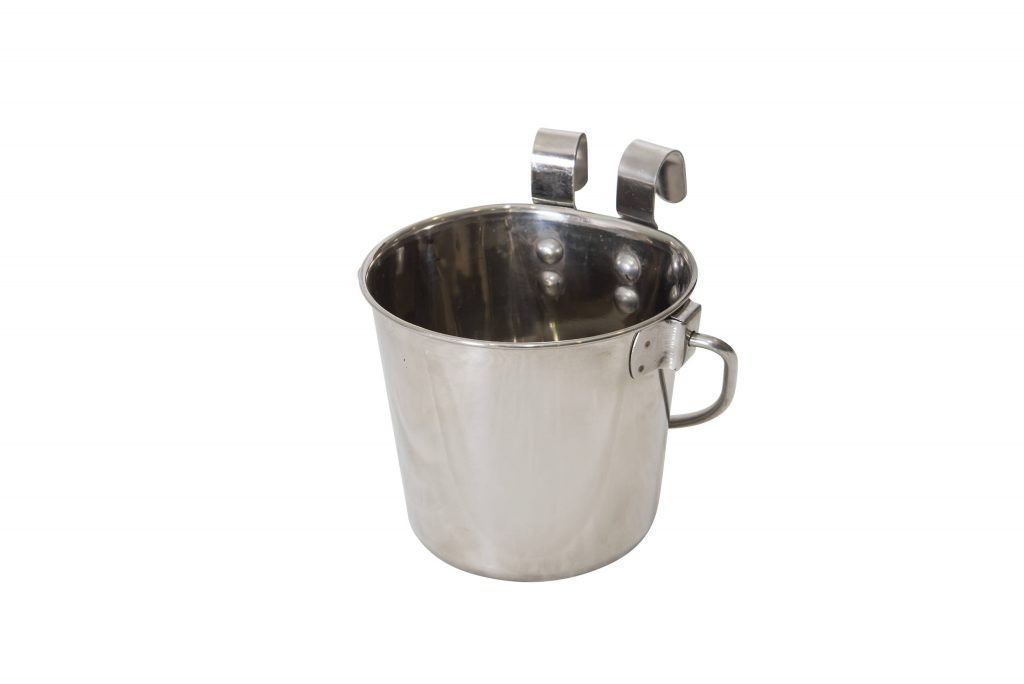 Superior Pet – Stainless Steel Flat Sided Bucket