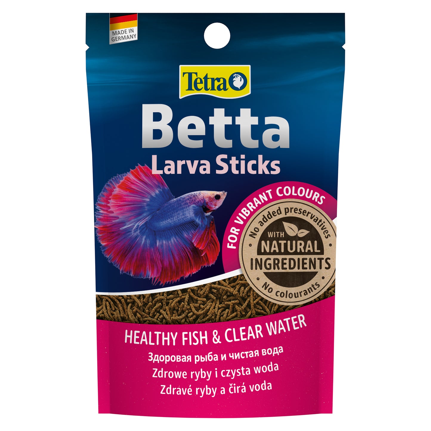 Tetra - Betta Larva Sticks - 5g - complete food that optimally covers the nutritional needs for bettas and other labyrinth fish