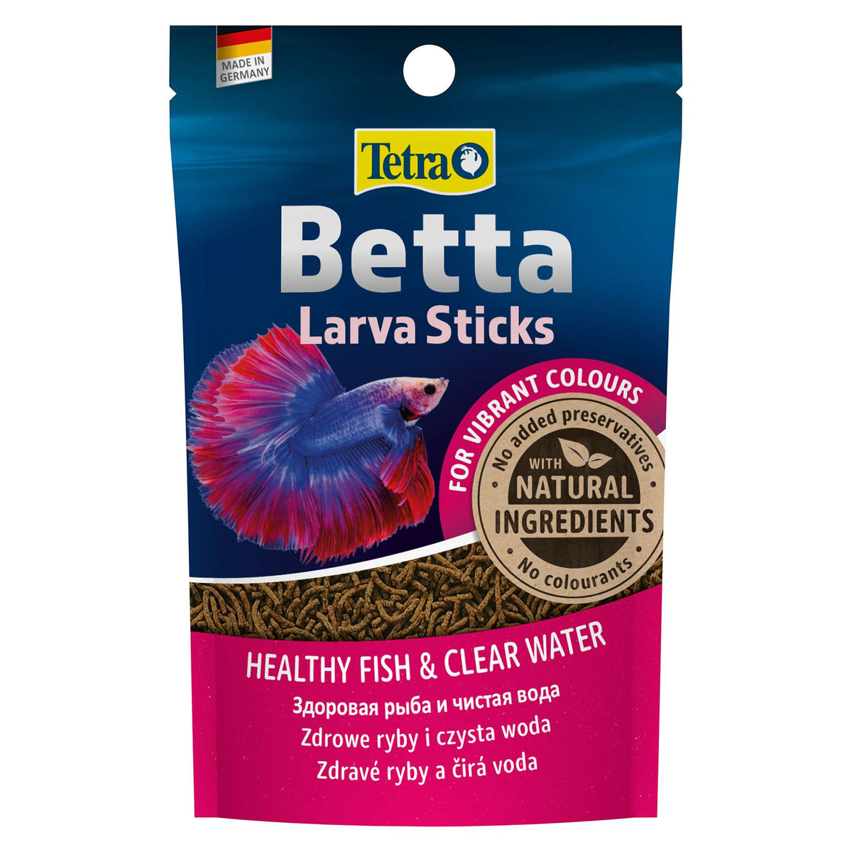 Tetra - Betta Larva Sticks - 5g - complete food that optimally covers the nutritional needs for bettas and other labyrinth fish