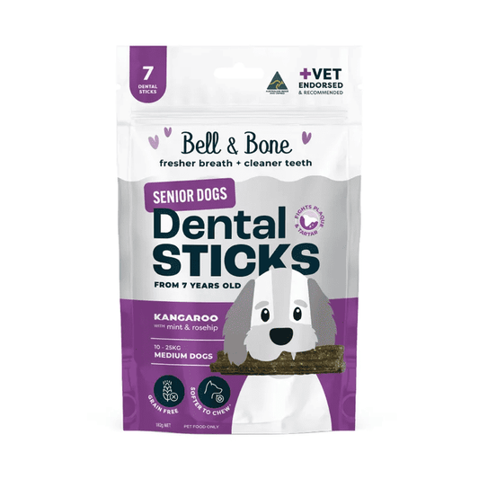 Bell & Bone Senior Dental Sticks Roo Mint Rosehip