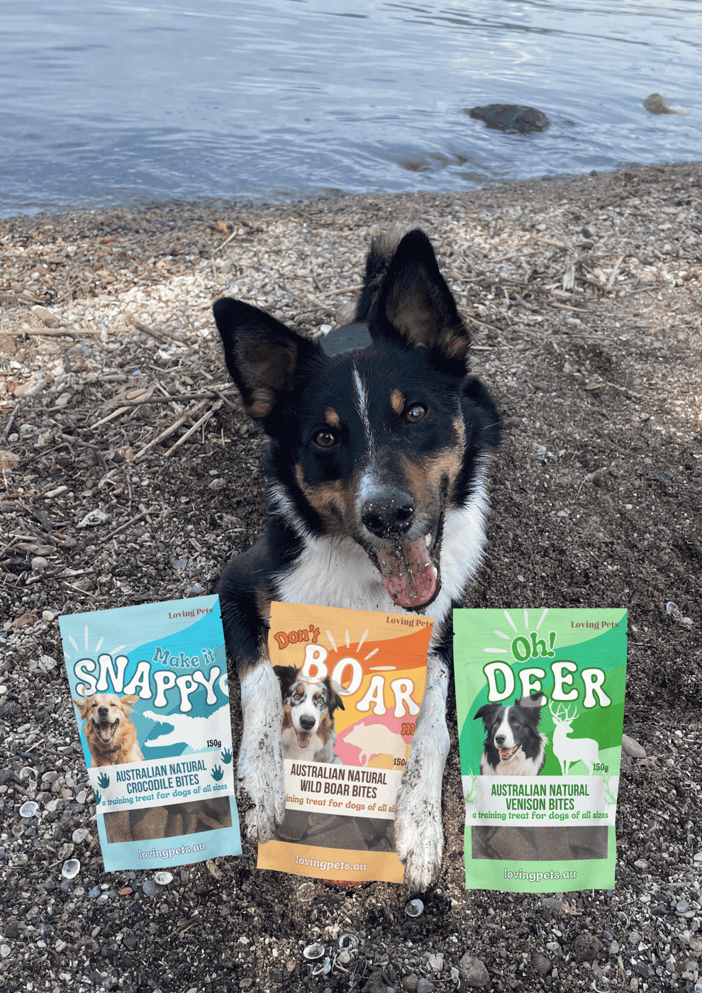 Loving Pets Australian Natural Crocodile Bites 150G