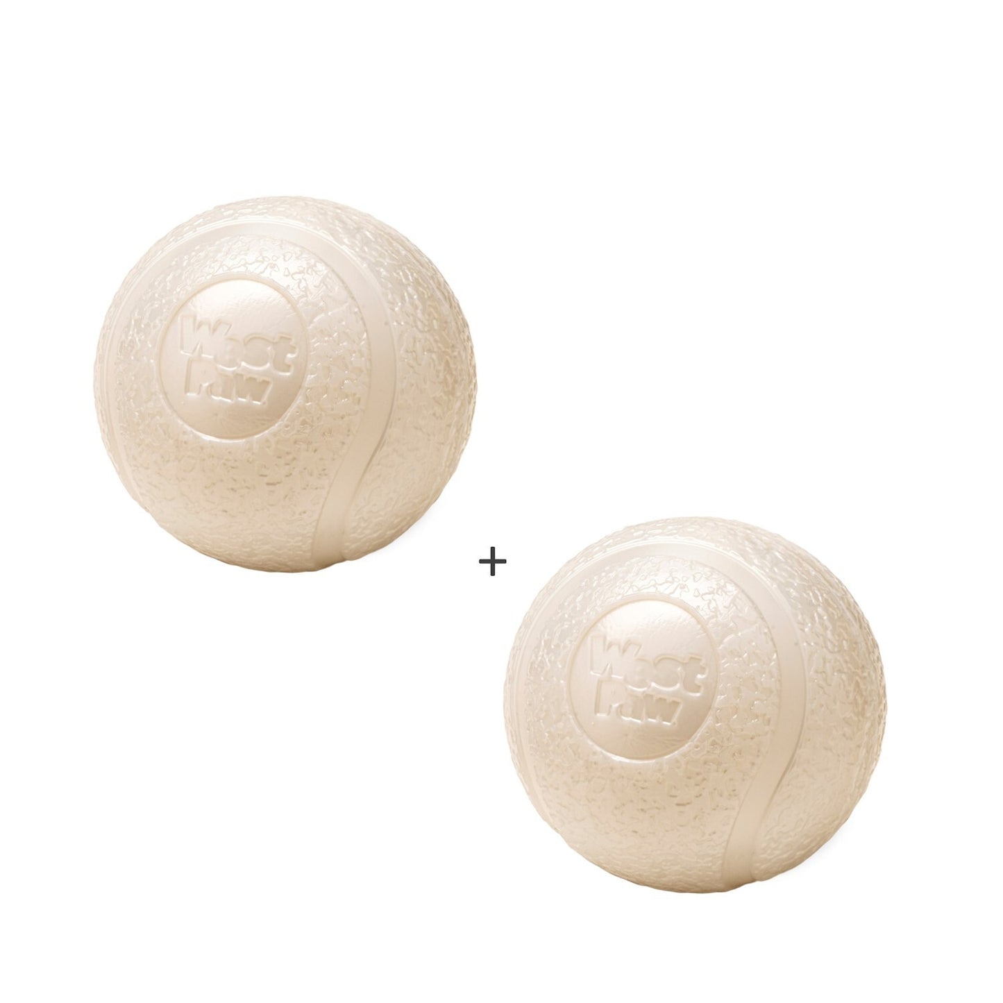 West Paw Boundr Fetch Dog Toys - Pack of 2 Balls - Guaranteed Tough