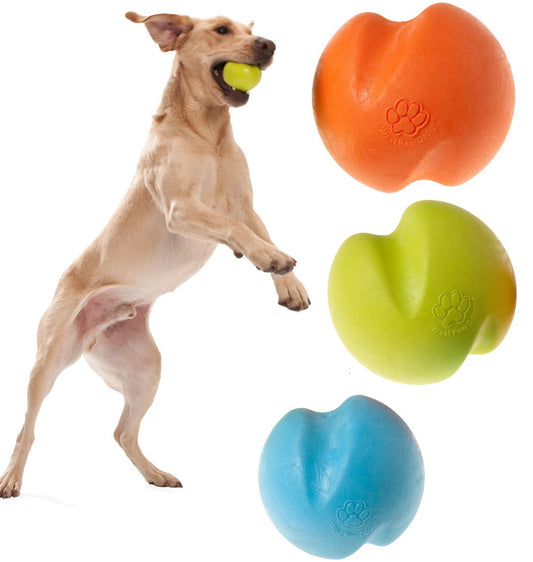 West Paw Jive Zogoflex Fetch Ball Tough Dog Toy