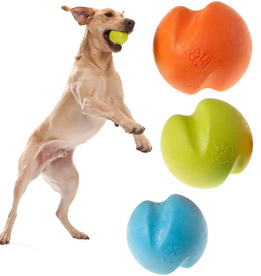 West Paw Jive Zogoflex Fetch Ball Tough Dog Toy