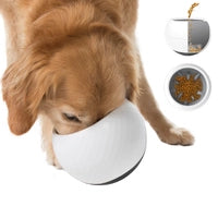 All Fur You Wobbler Slow Feeder Bowl Grey or Orange