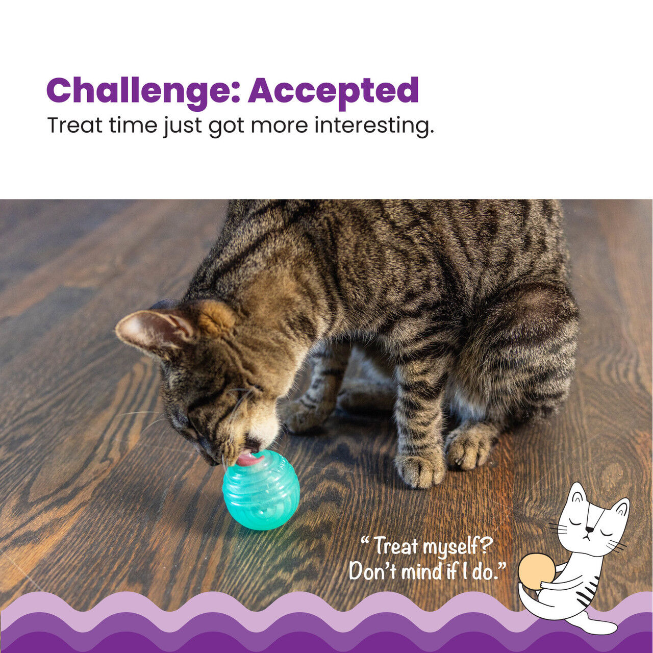 Catstages Ball Treat Stuffer
