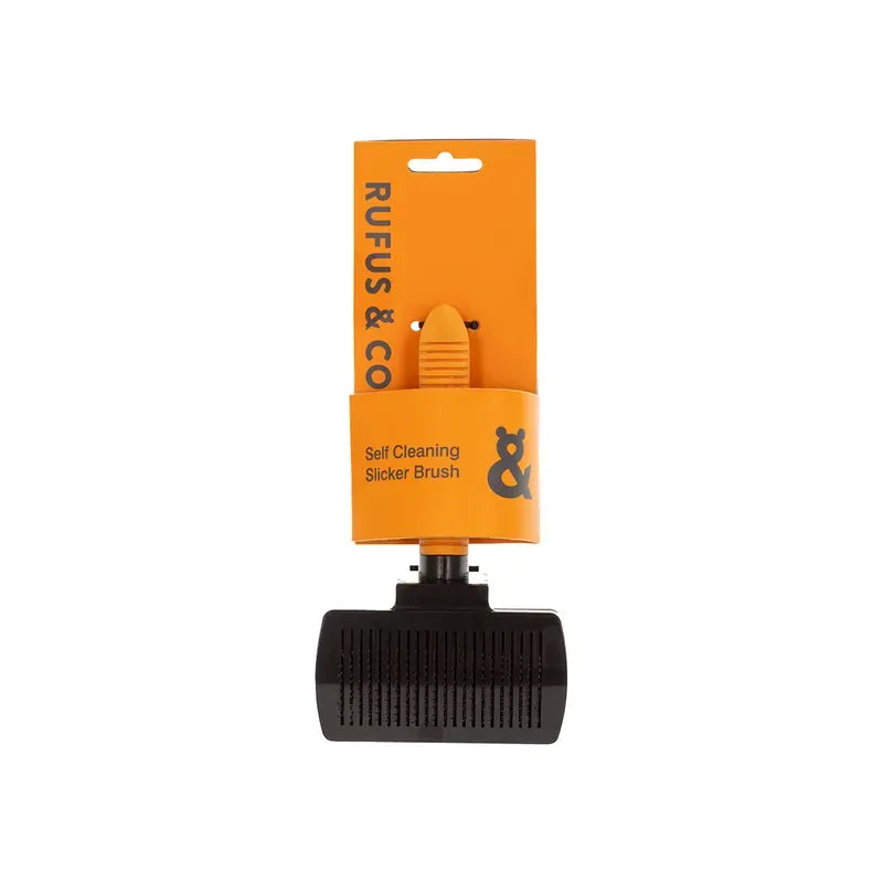 Rufus & Coco Self Cleaning Slicker Brush