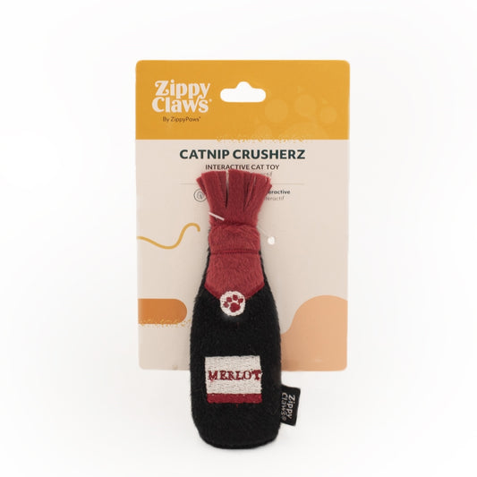 Zippy Paws ZippyClaws Catnip Crusherz Cat Toy - Merlot
