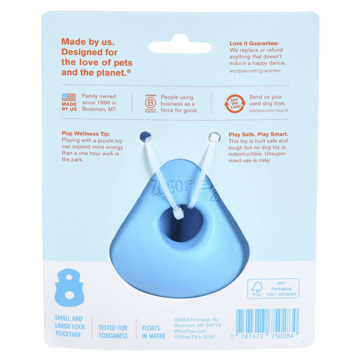 West Paw Toppl Treat Dispensing Dog Toy