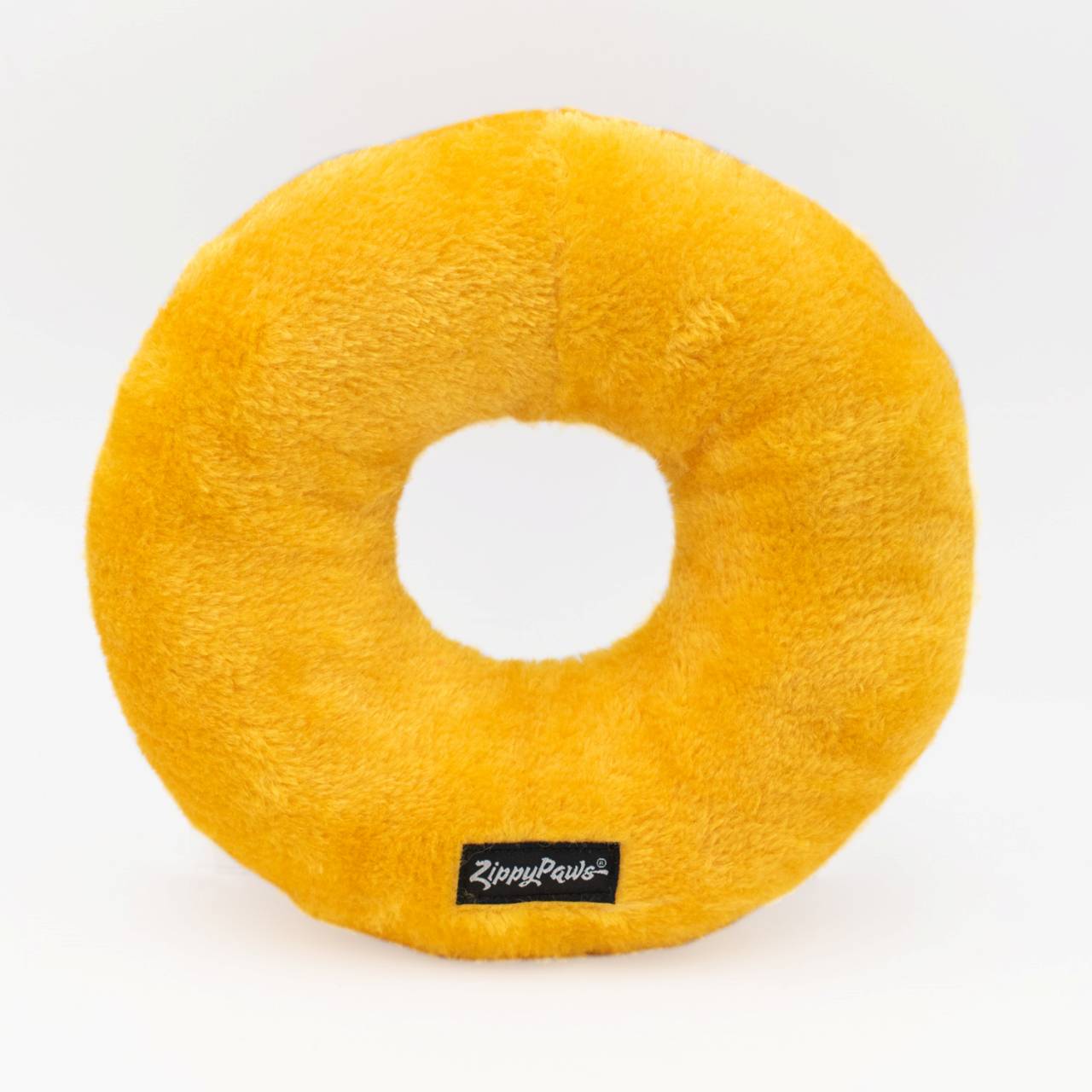 Zippy Paws Plush Squeaker Dog Toy - Jumbo Rainbow Donutz