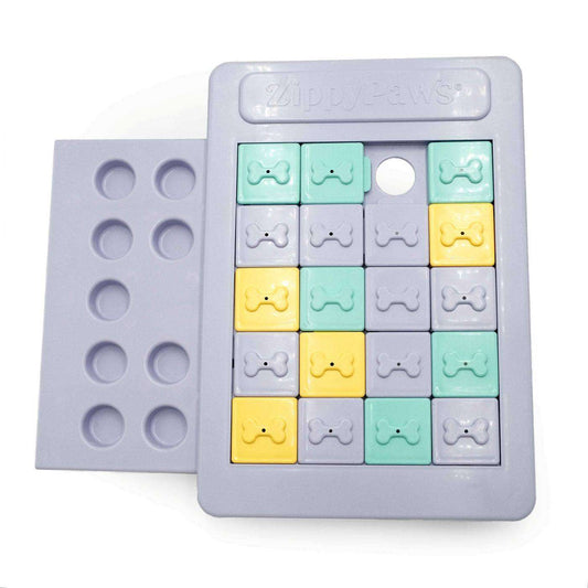 Zippy Paws SmartyPaws Puzzler Feeder Interactive Dog Toy - Panel Sliders