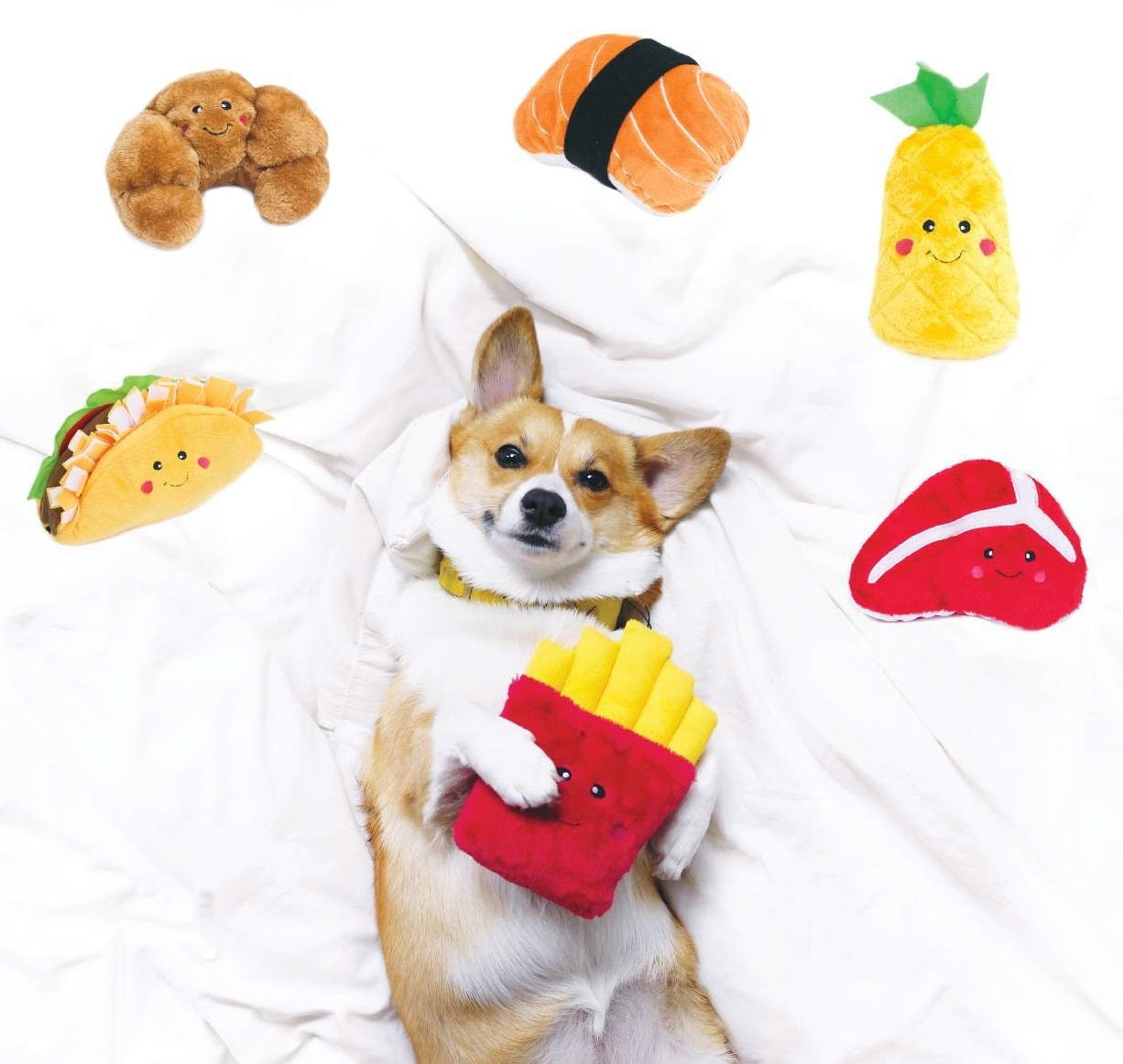 Zippy Paws NomNomz Squeaker Dog Toy -