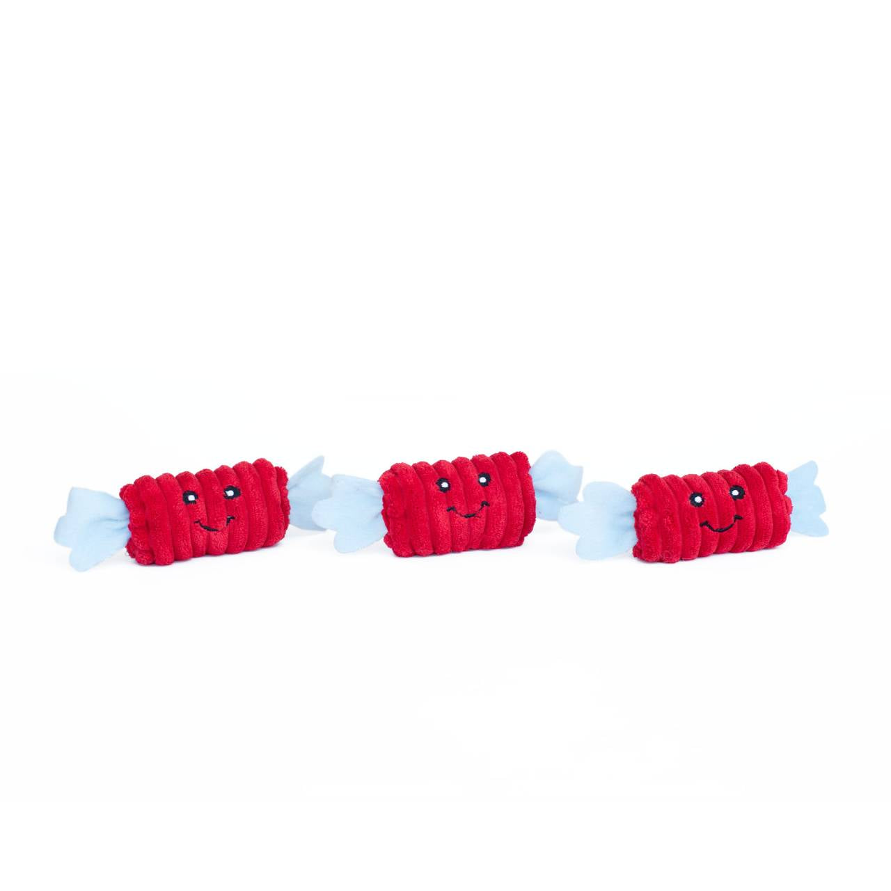 Zippy Paws Interactive Burrow Plush Dog Toy - Rainbow Pinata with Candy