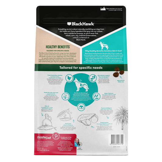Black Hawk – Adult Dog – Healthy Benefits – Sensitive Skin & Gut