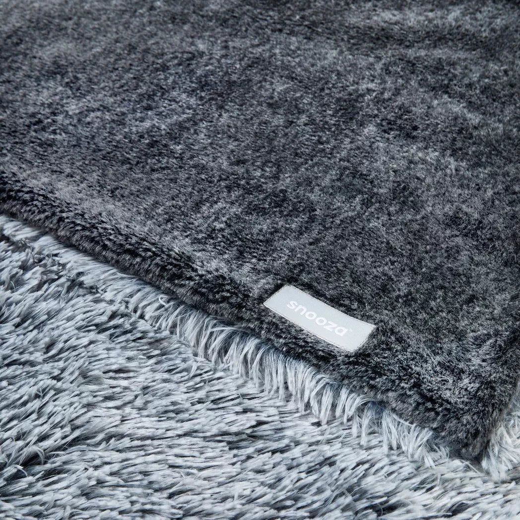 Snooza – Calming Cuddler Blanket – Chinchilla & Silver Fox