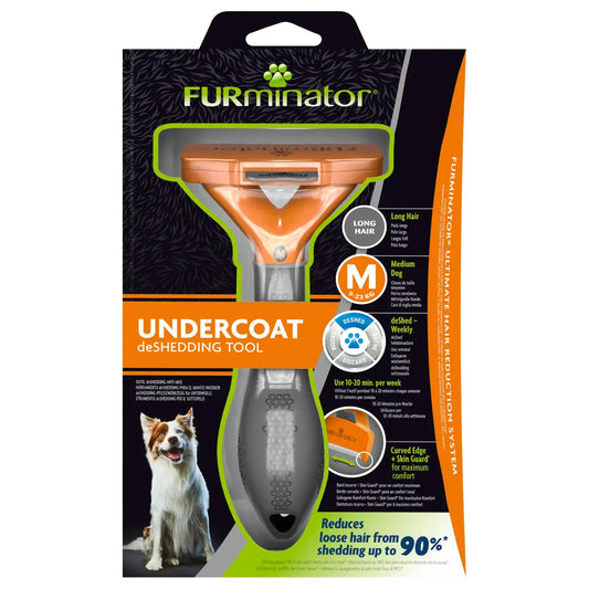 FURminator – Undercoat Deshedding Tool – Long Hair Dogs
