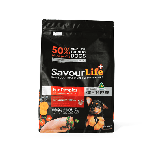 SavourLife – For Puppies – GRAIN FREE – Australian Chicken 2.5kg