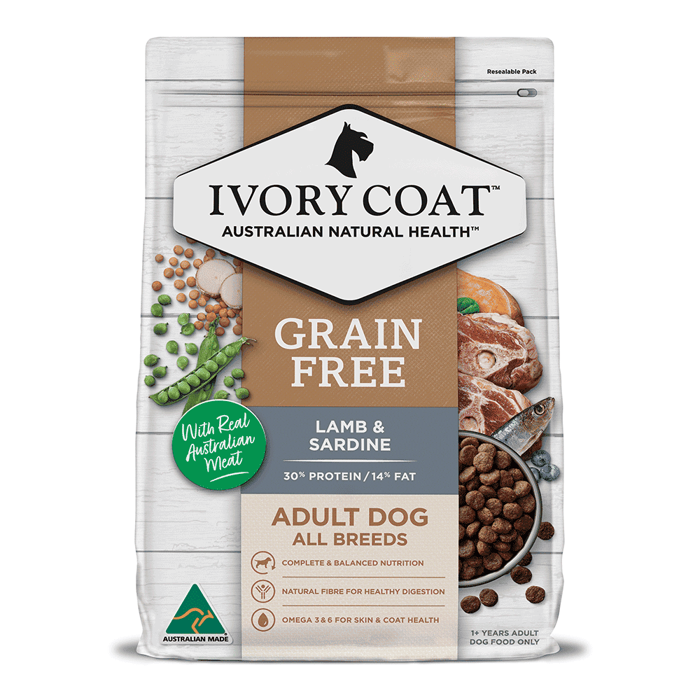 Ivory Coat - Dog - Grain Free - Lamb & Sardine 13kg