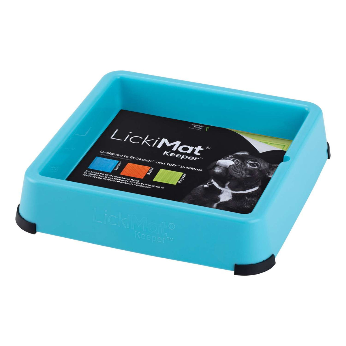 Lickimat Indoor Keeper Bundle with 3 Original Lickimat Slow Dog Feeders
