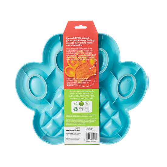 PAW 2-in-1 Slow Feeder Bowl & Lick Pad Combo