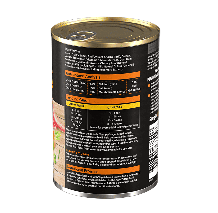 SavourLife – Wet Food Tins – Adult Dog – Essentials