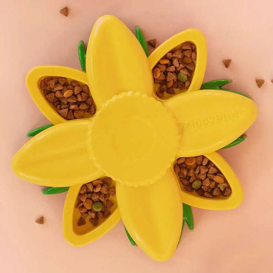 Zippy Paws SmartyPaws Puzzler Feeder Interactive Dog Toy - Sunflower