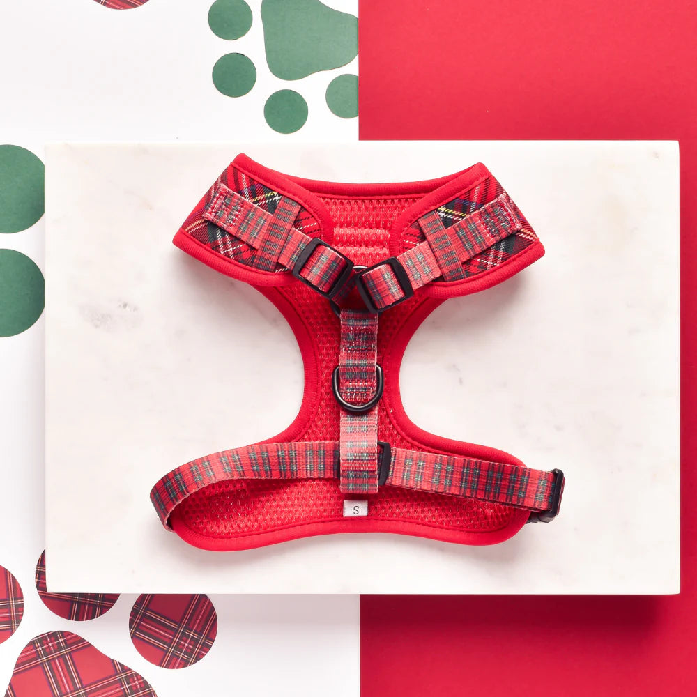 Cocopup London – Adjustable Neck Harness – Tartan