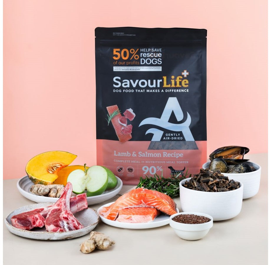 SavourLife – Adult Dog – Air Dried Lamb & Salmon Recipe