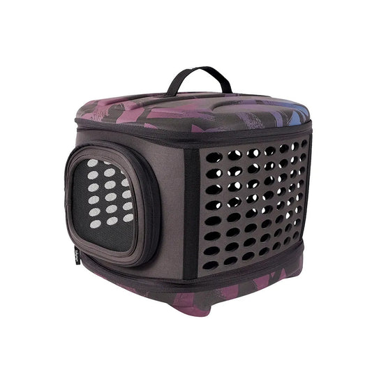 Ibiyaya Collapsible Travelling Pet Carrier for Cats & Dogs