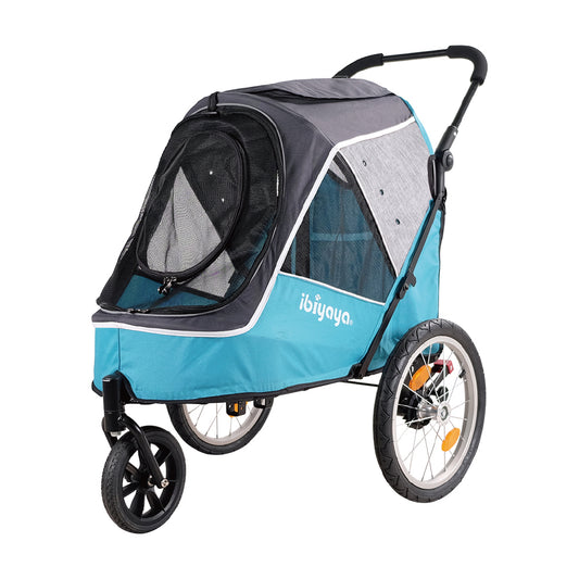 Ibiyaya Happy Pet Trailer / Jogger with Bicycle Attachment 2.0